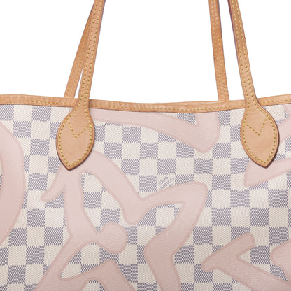 Louis Vuitton Damier Azur Tahitienne Neverfull MM 19 of 23