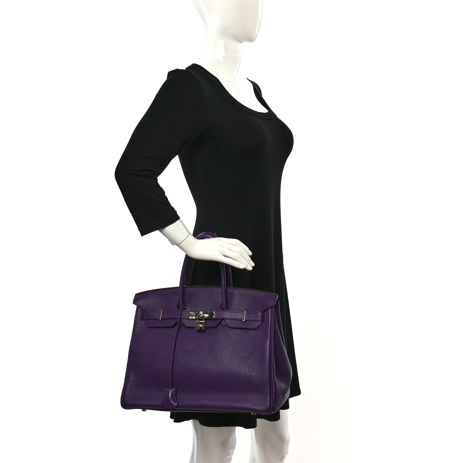 Hermes Togo Birkin 35 Ultraviolet 2 of 14