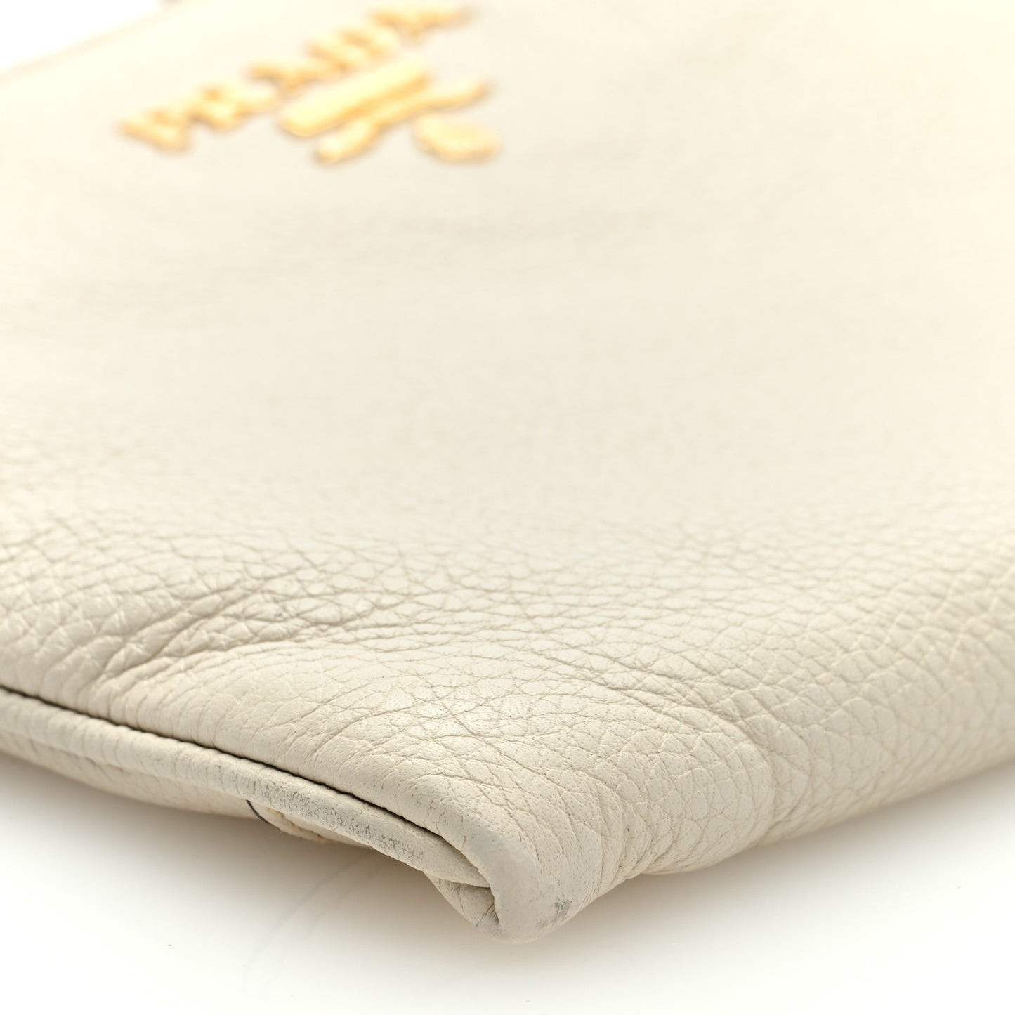 Vitello Phenix Zip Crossbody Bag Bianco