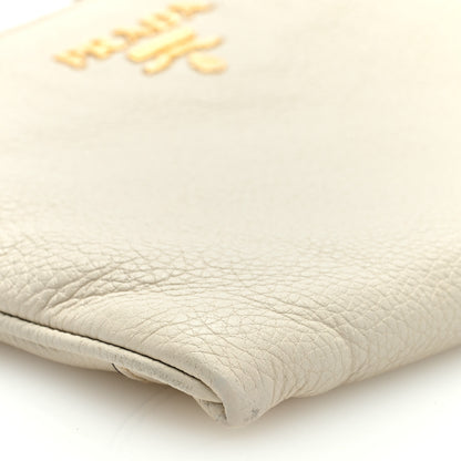Prada Vitello Phenix Zip Crossbody Bag Bianco 6 of 7