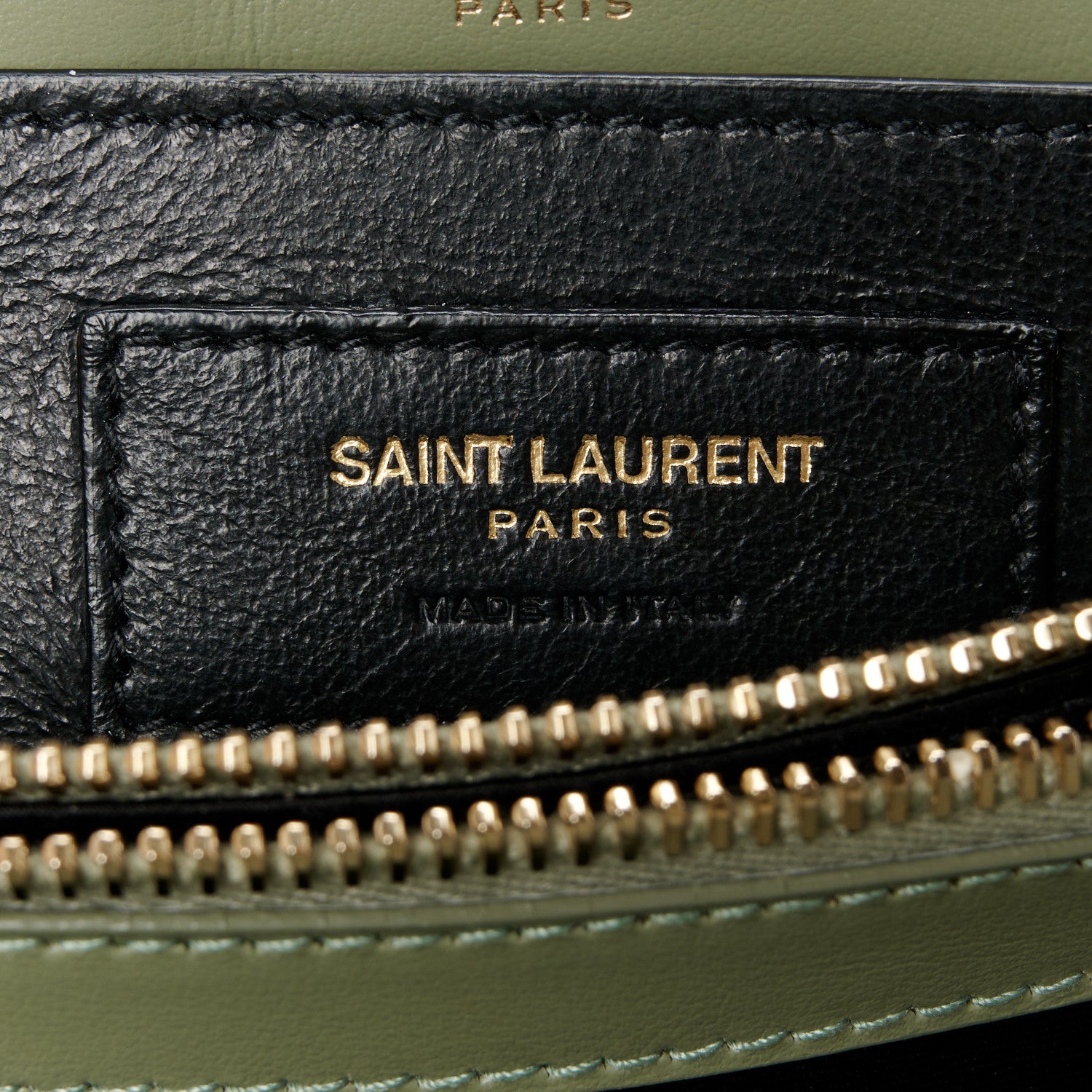 Saint Laurent Calfskin Y Quilted Monogram Small Loulou Chain Satchel Light Sage 7 of 11