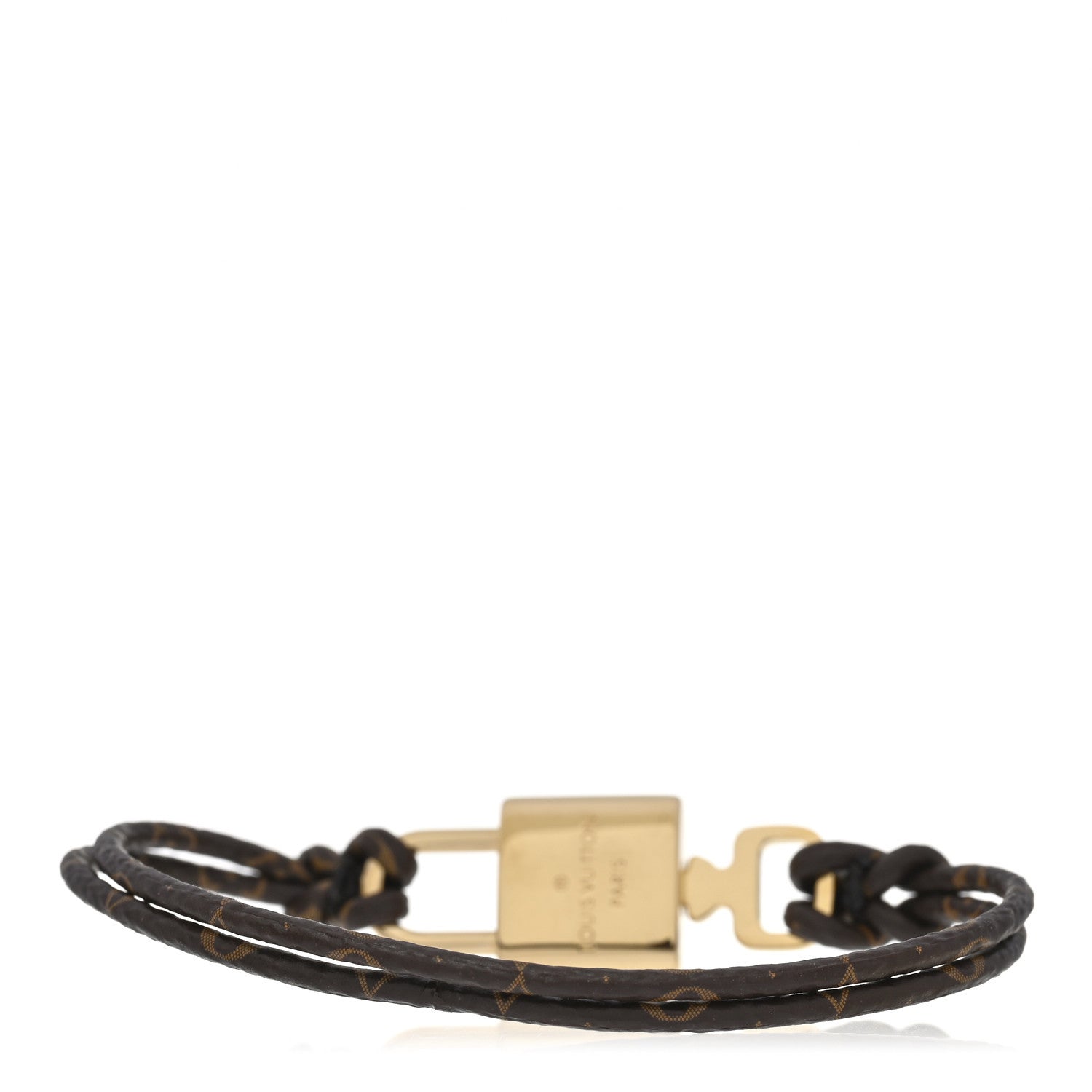 Louis Vuitton Monogram LV Padlock Bracelet 17 3 of 3