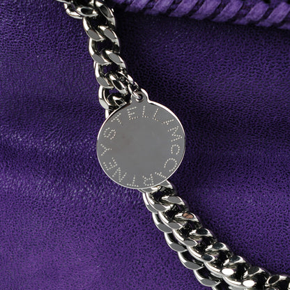 Stella McCartney Shaggy Deer Falabella Fold Over Tote Bright Purple 5 of 9