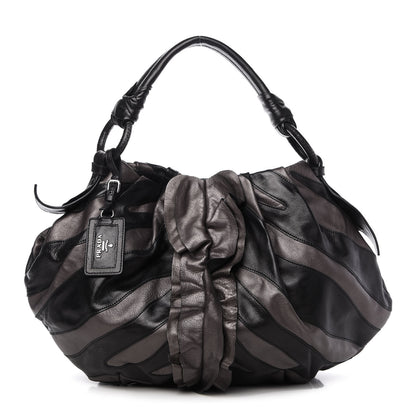 Prada Vitellino Mordo Hobo Grafite 1 of 11