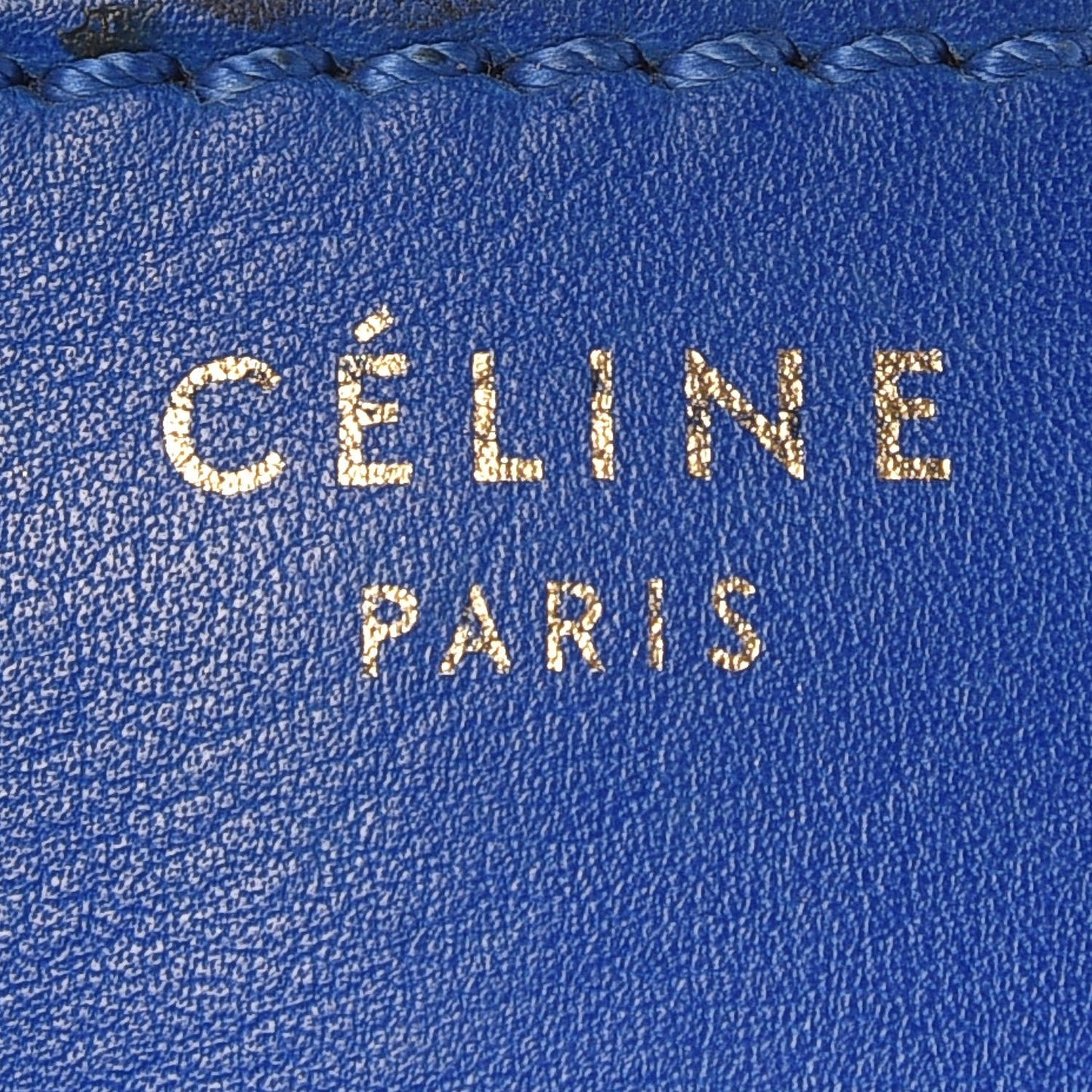 Smooth Calfskin Mini Luggage Electric Blue