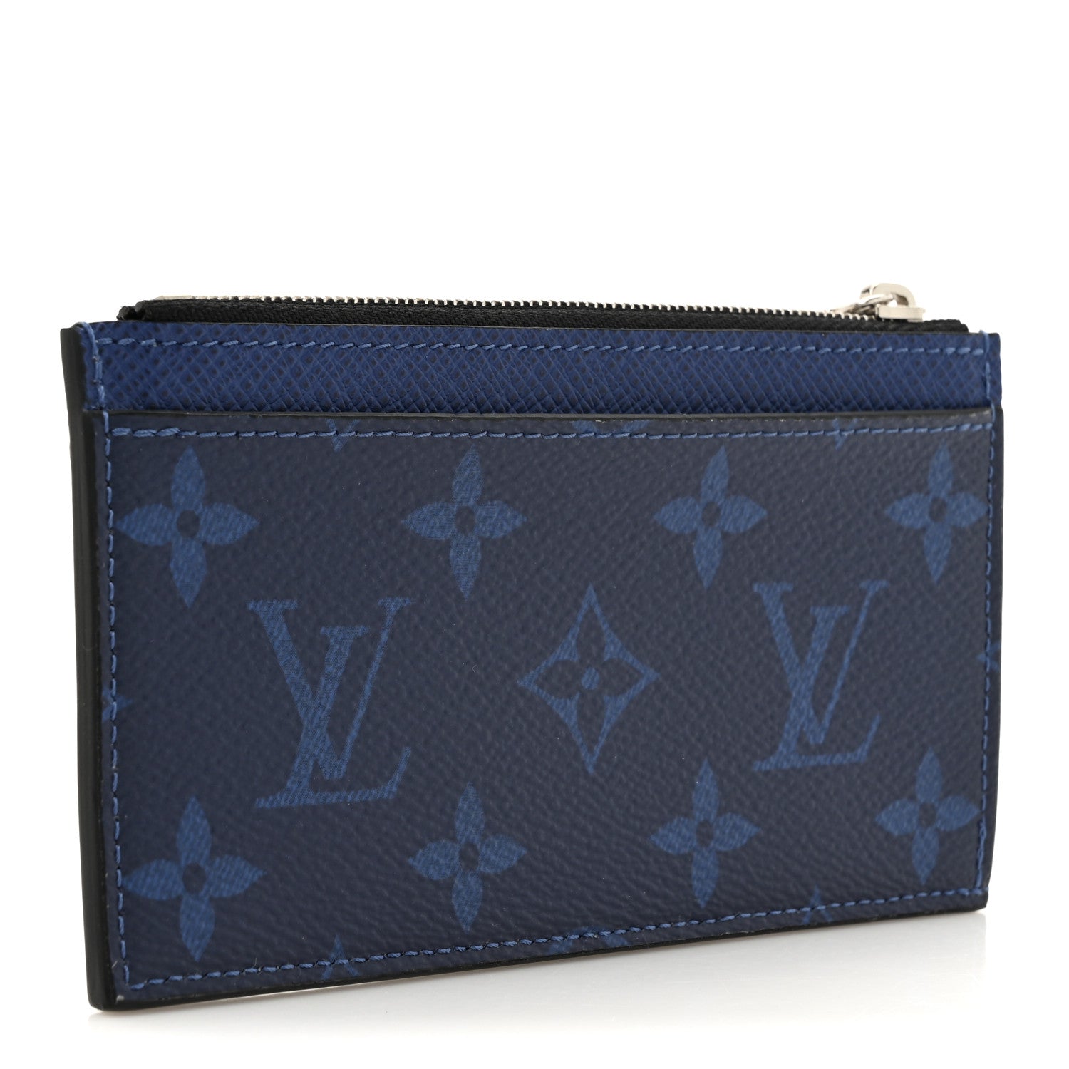 Louis Vuitton Taigarama Coin Card Holder Cobalt Blue 3 of 6