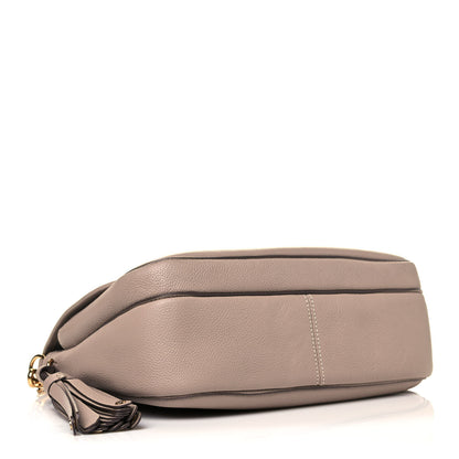 Marc Jacobs Calfskin Interlock Courier Messenger Taupe 4 of 13