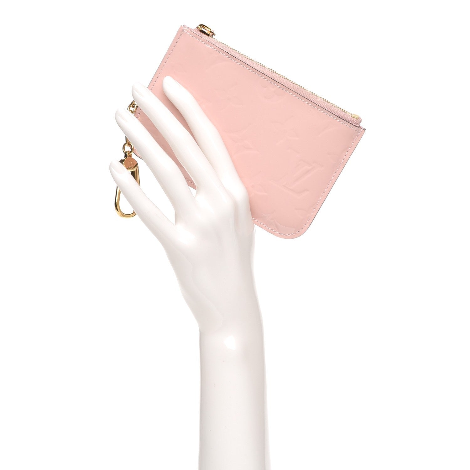 Louis Vuitton Vernis Key Pouch Rose Ballerine 2 of 8