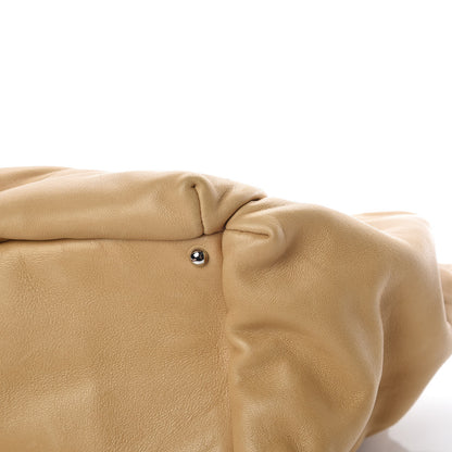 Chanel Lambskin Lax Accordion Hobo Beige 11 of 15