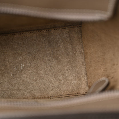 Celine Drummed Calfskin Micro Luggage Souris 11 of 12