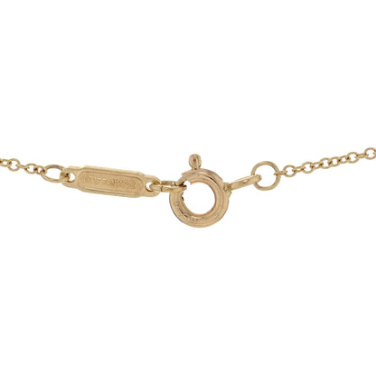 Tiffany 18K Yellow Gold Heart Key Pendant Necklace 4 of 5