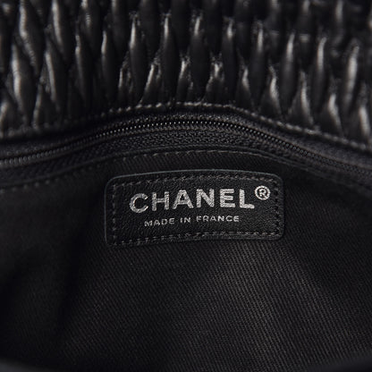 Chanel Vinyl Lambskin Quilted Shoulder Flap Black 6 of 10