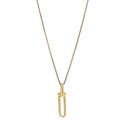 Tiffany 18K Yellow Gold HardWear Link Pendant Necklace 1 of 5