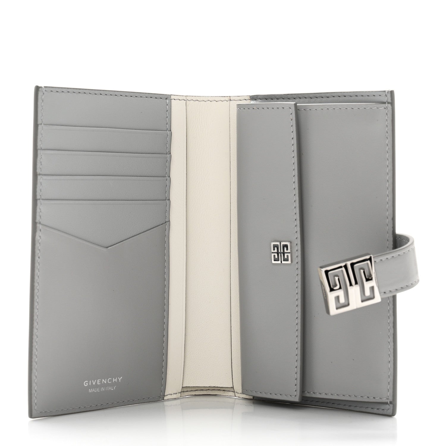 Givenchy Smooth Box Calfskin 4G Wallet Cloudy Grey 4 of 12