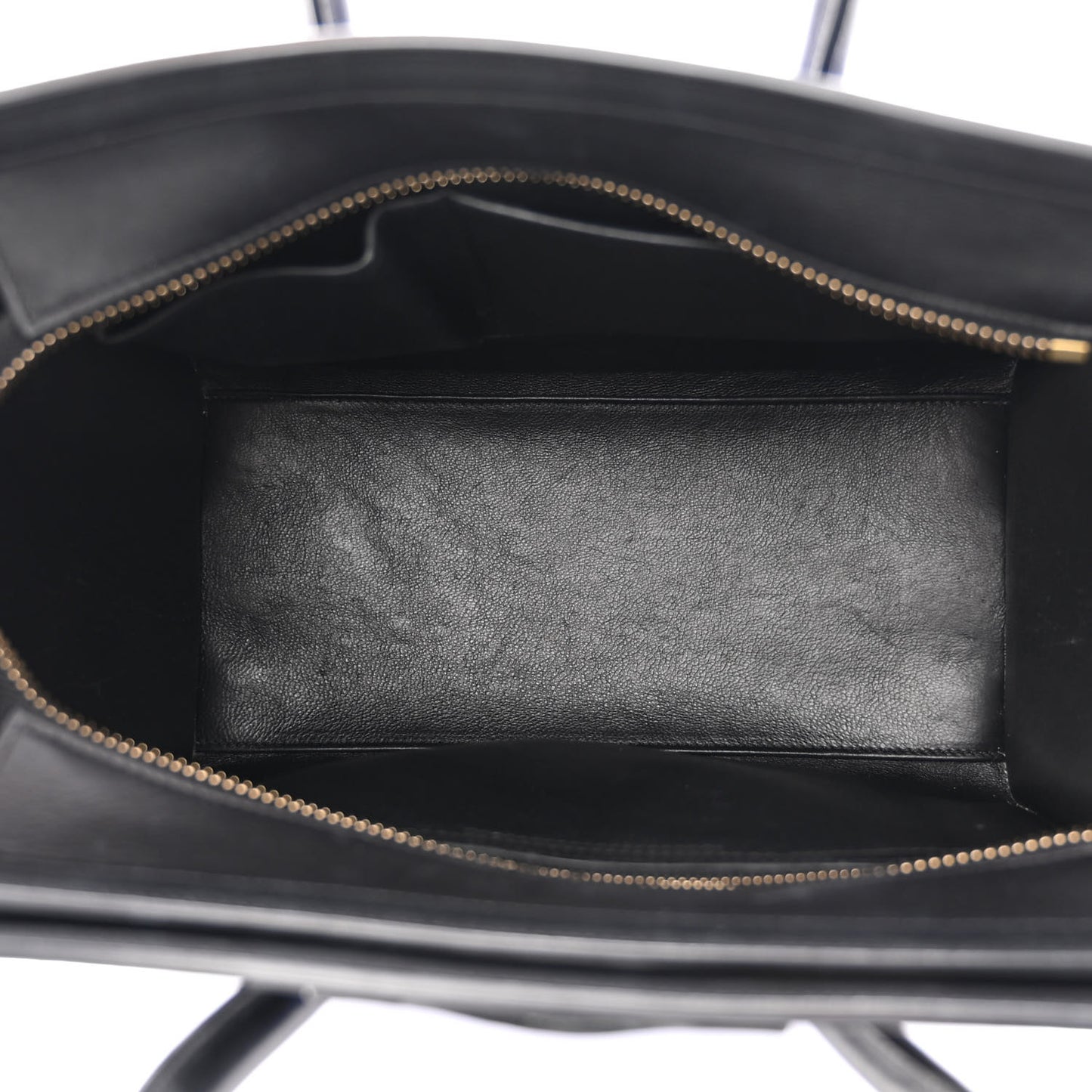 Drummed Calfskin Micro Tri-Color Luggage Indigo