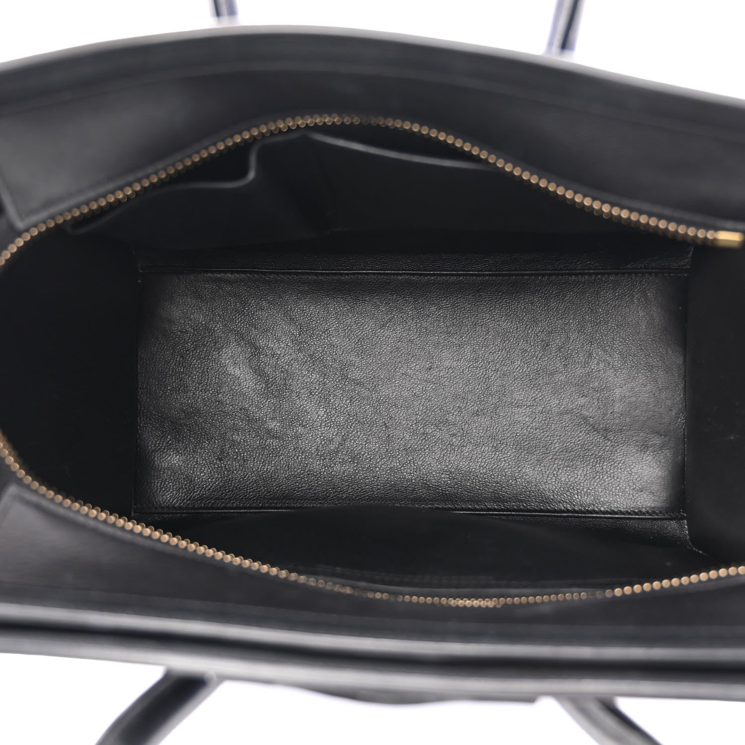 Celine Drummed Calfskin Micro Tri-Color Luggage Indigo 9 of 10