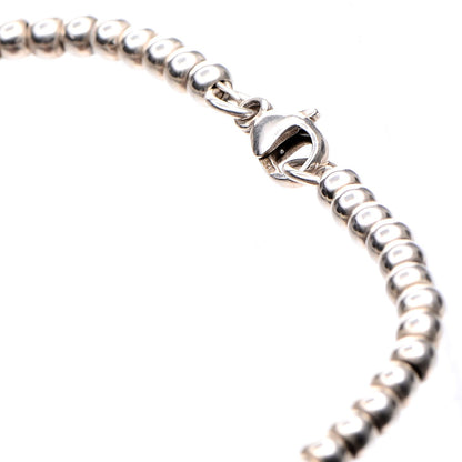 Tiffany Sterling Silver 1837 Lock Charm Bead Bracelet 5 of 5