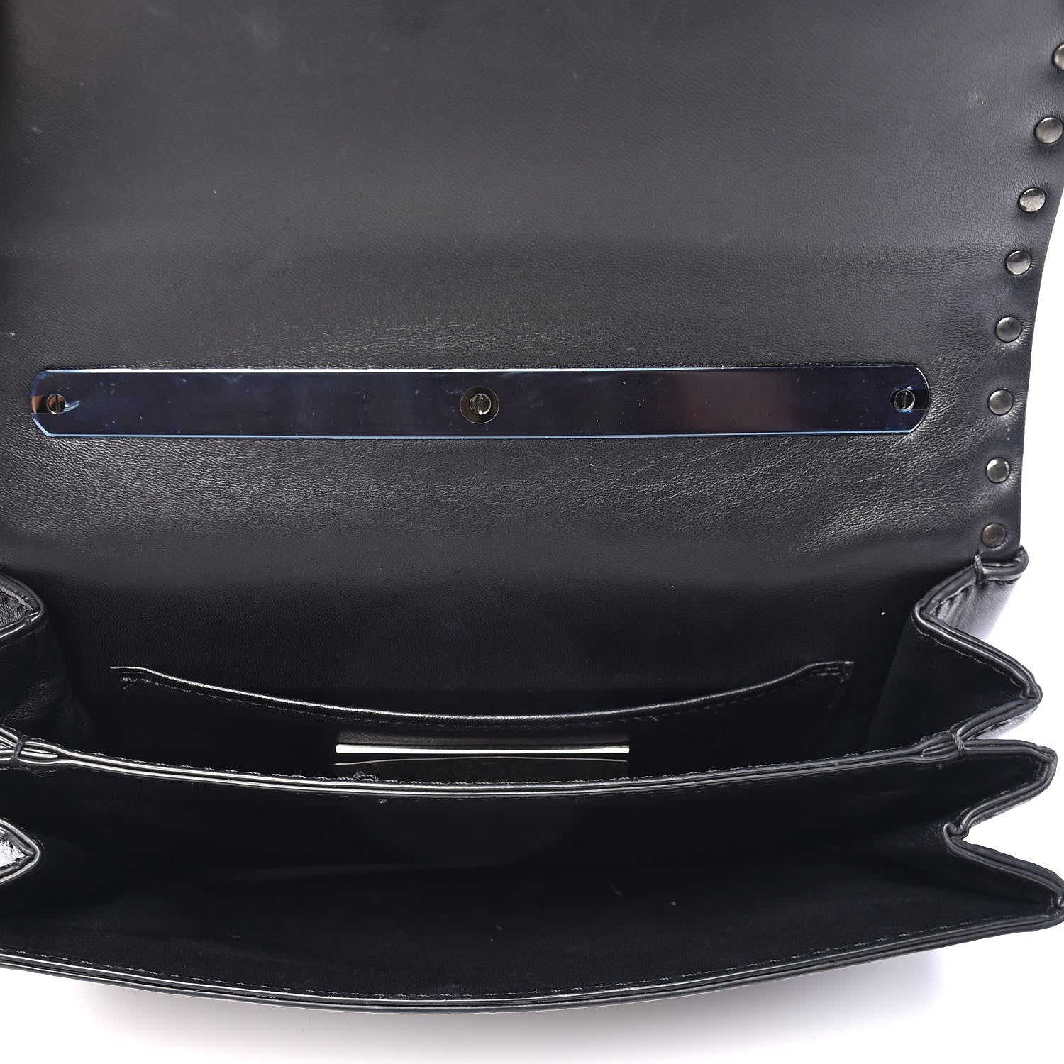 Valentino Garavani Vitello Rockstud All Over Va Va Voom Flap Bag Black 4 of 4