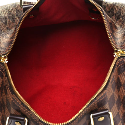 Louis Vuitton Damier Ebene Speedy Bandouliere 30 5 of 12