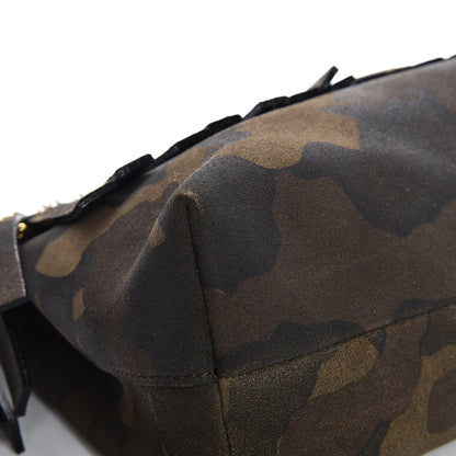 Burberry Prorsum Suede Fringe Camoflauge Clutch Multicolor 7 of 9