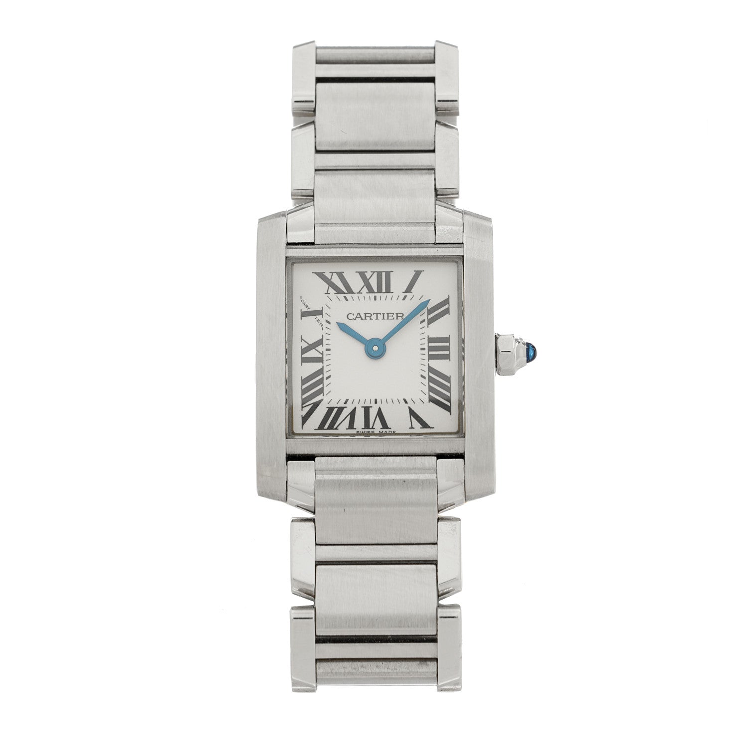 Cartier Stainless Steel 20mm Tank Francaise Quartz Watch 1 of 4