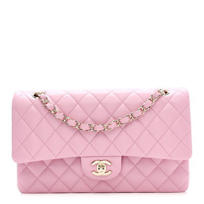 Chanel Caviar Quilted Medium Double Flap Pink 1 of 10