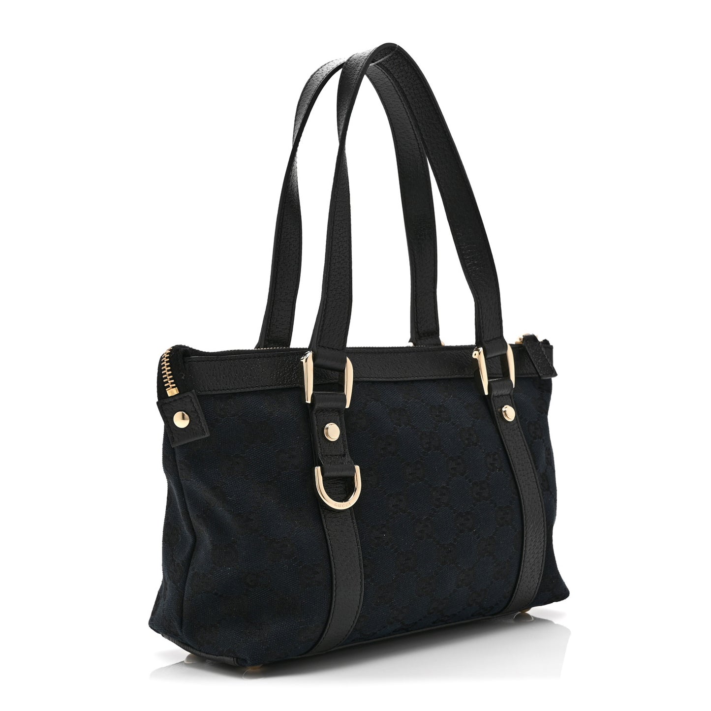 Monogram Small Abbey Tote Black