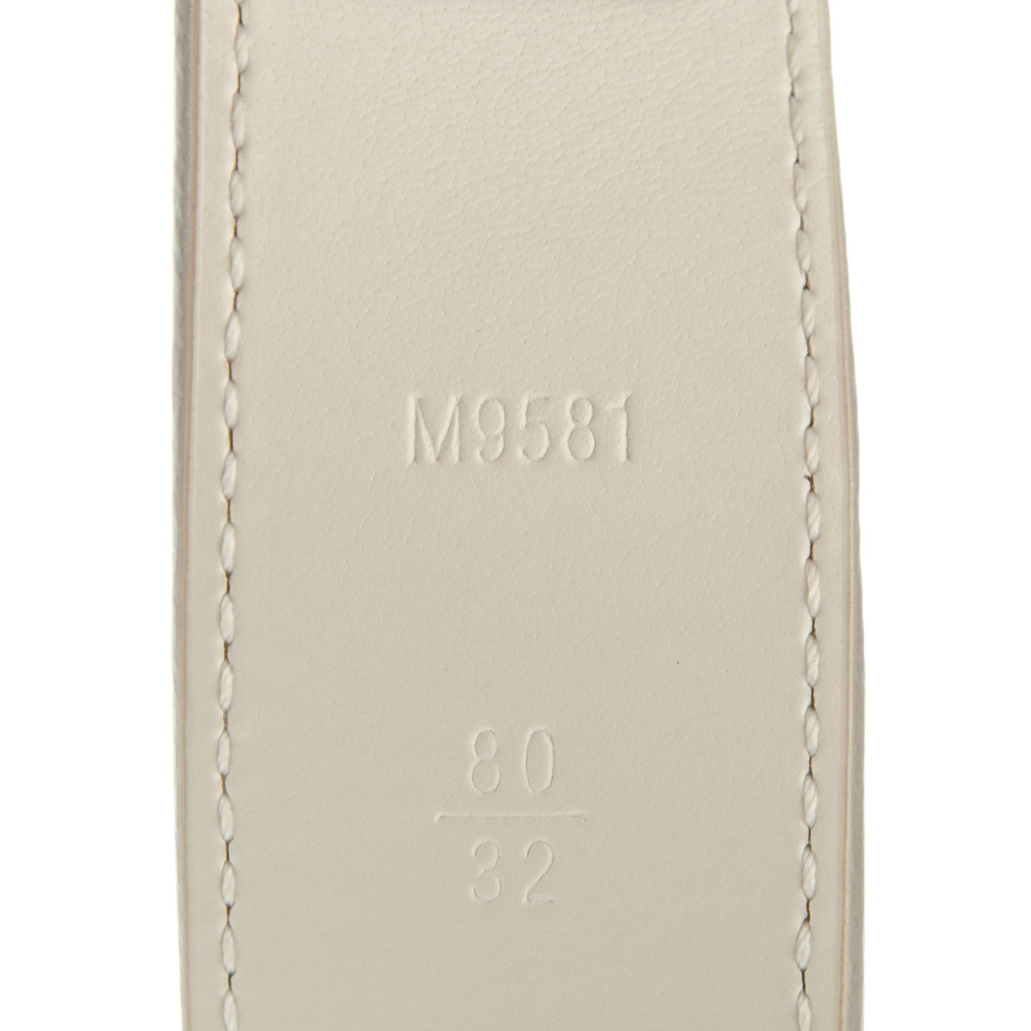 Louis Vuitton Empreinte Gracieuse 30mm Belt 80 32 Neige 6 of 7