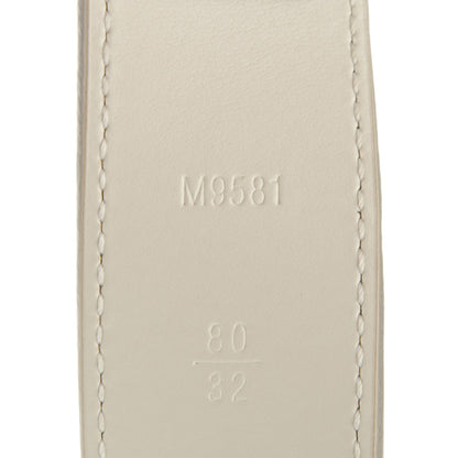 Louis Vuitton Empreinte Gracieuse 30mm Belt 80 32 Neige 6 of 7