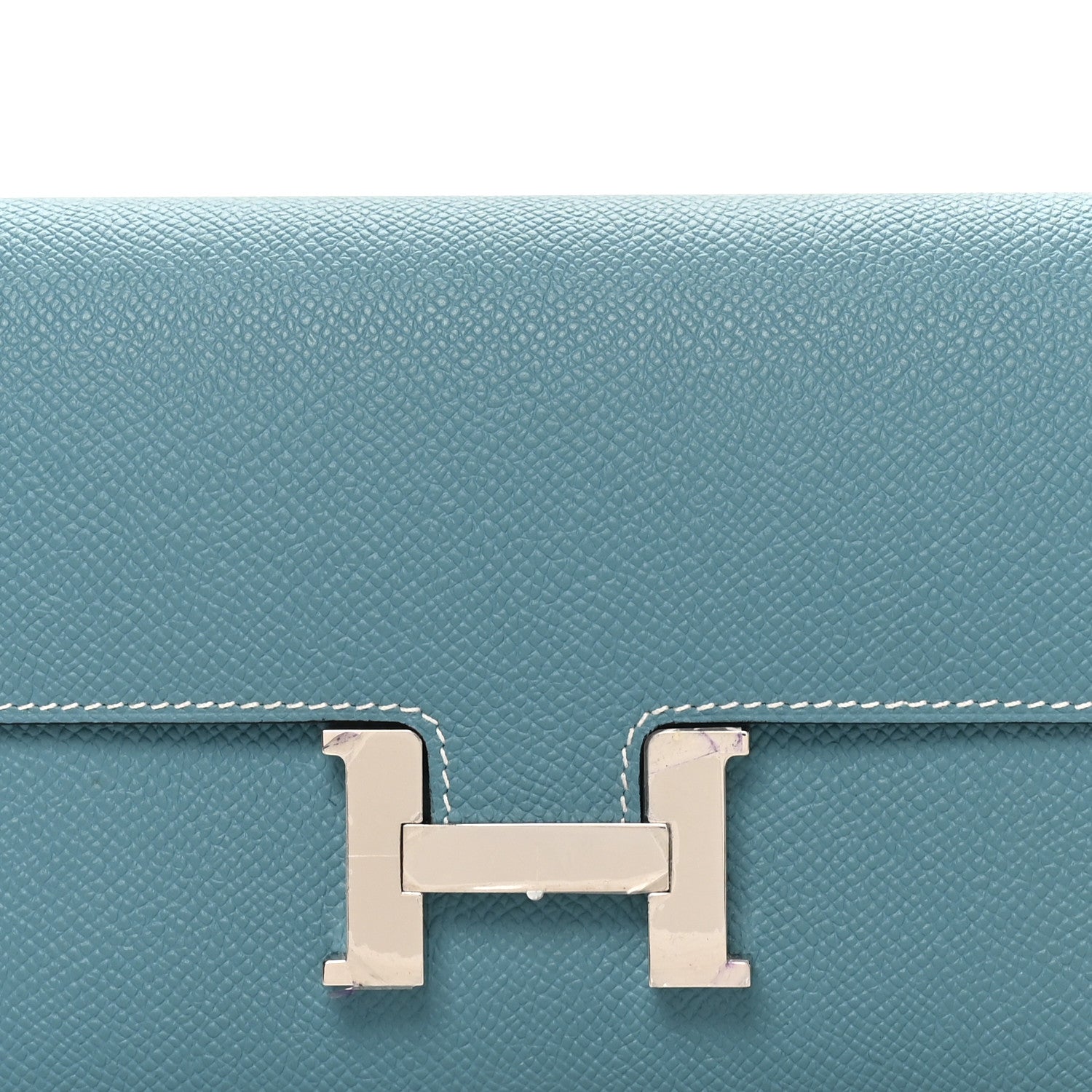 Hermes Epsom Constance Wallet To Go New Bleu Jean 7 of 8
