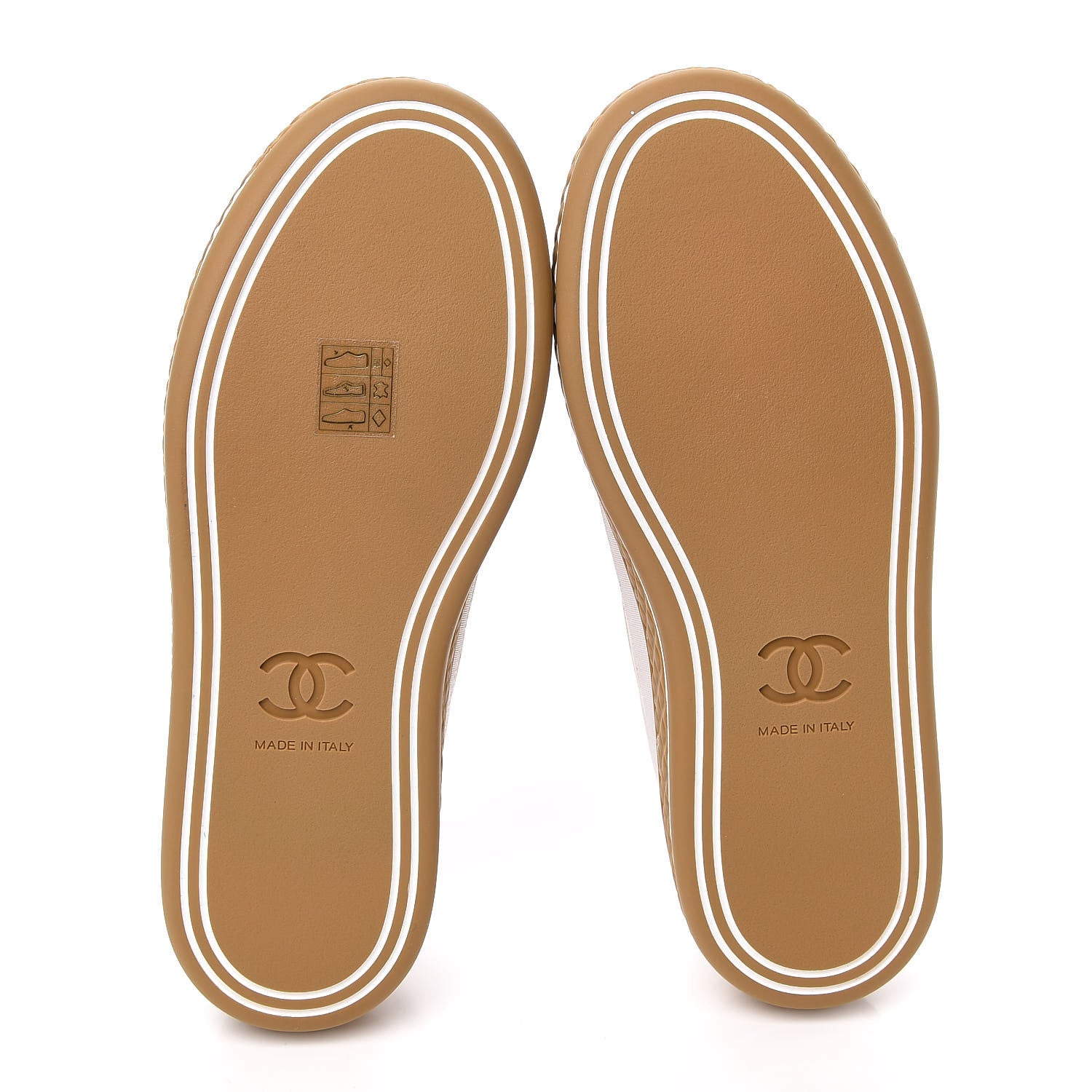 Chanel Cork Jetty Sneaker 36 Brown White 6 of 10