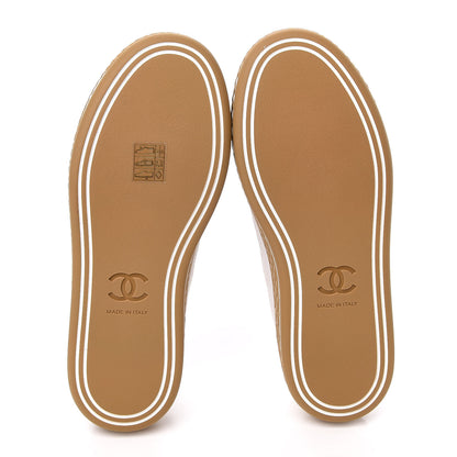 Chanel Cork Jetty Sneaker 36 Brown White 6 of 10
