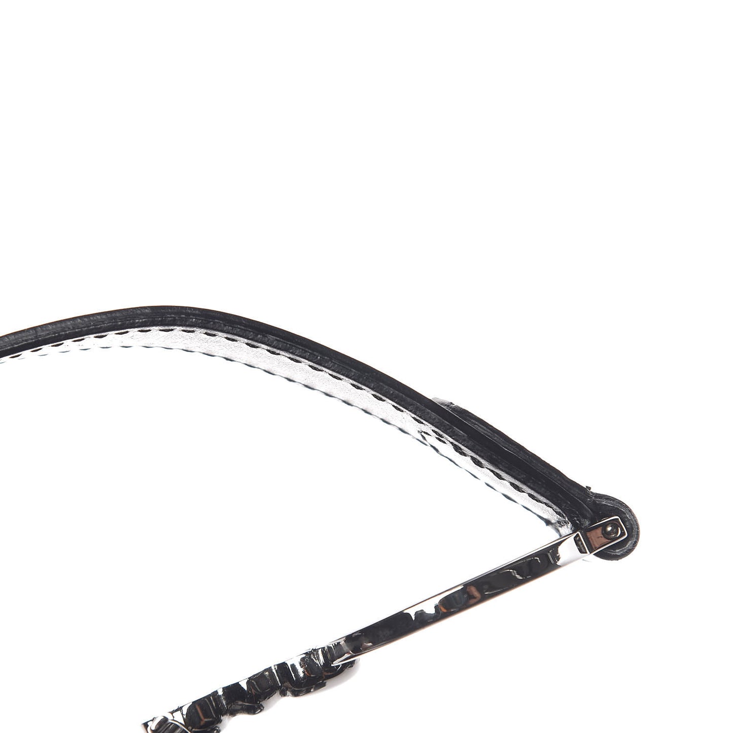Monogram Saddle Bag Black
