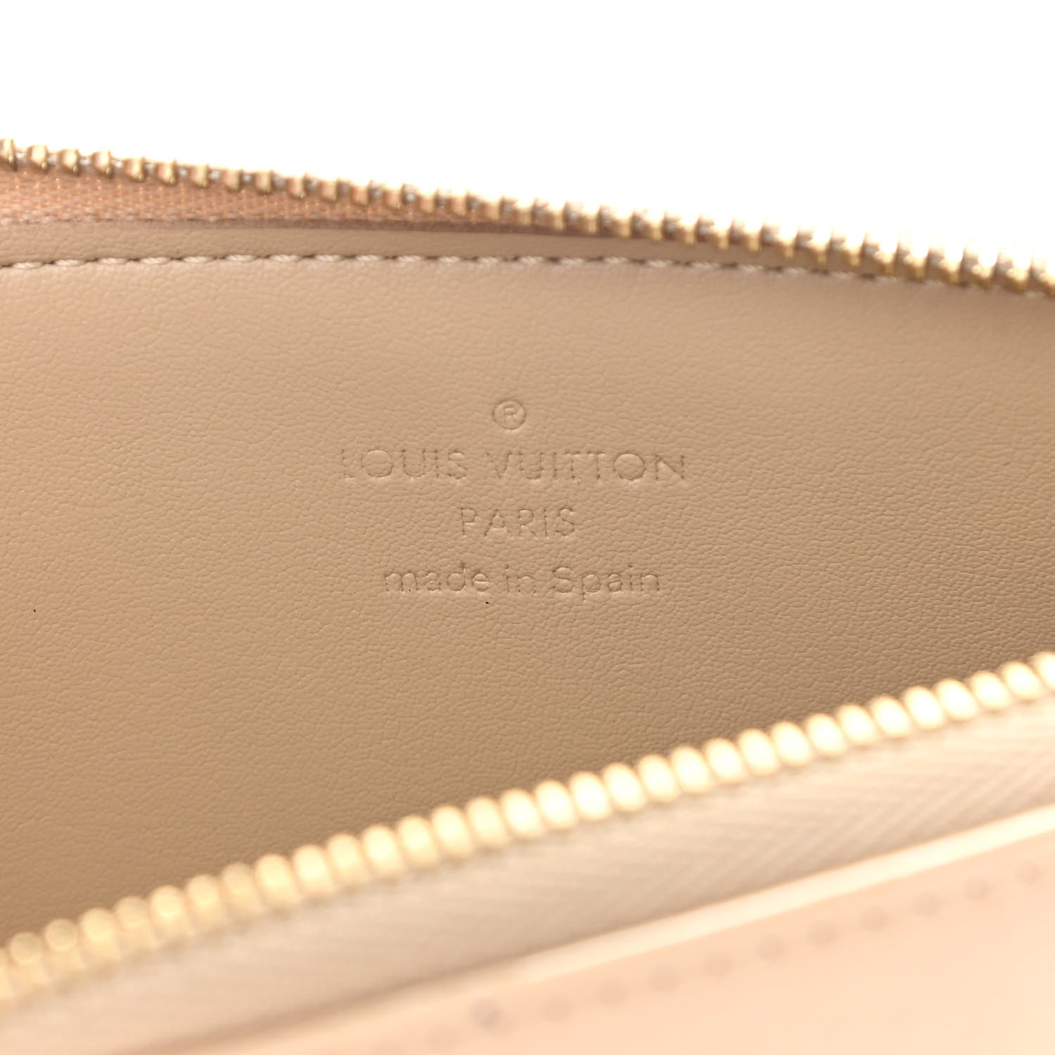 Louis Vuitton Vernis Lexington Pochette Beige 6 of 9