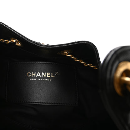 Chanel Caviar Quilted Small Chanel 25 Handbag Black 6 of 10
