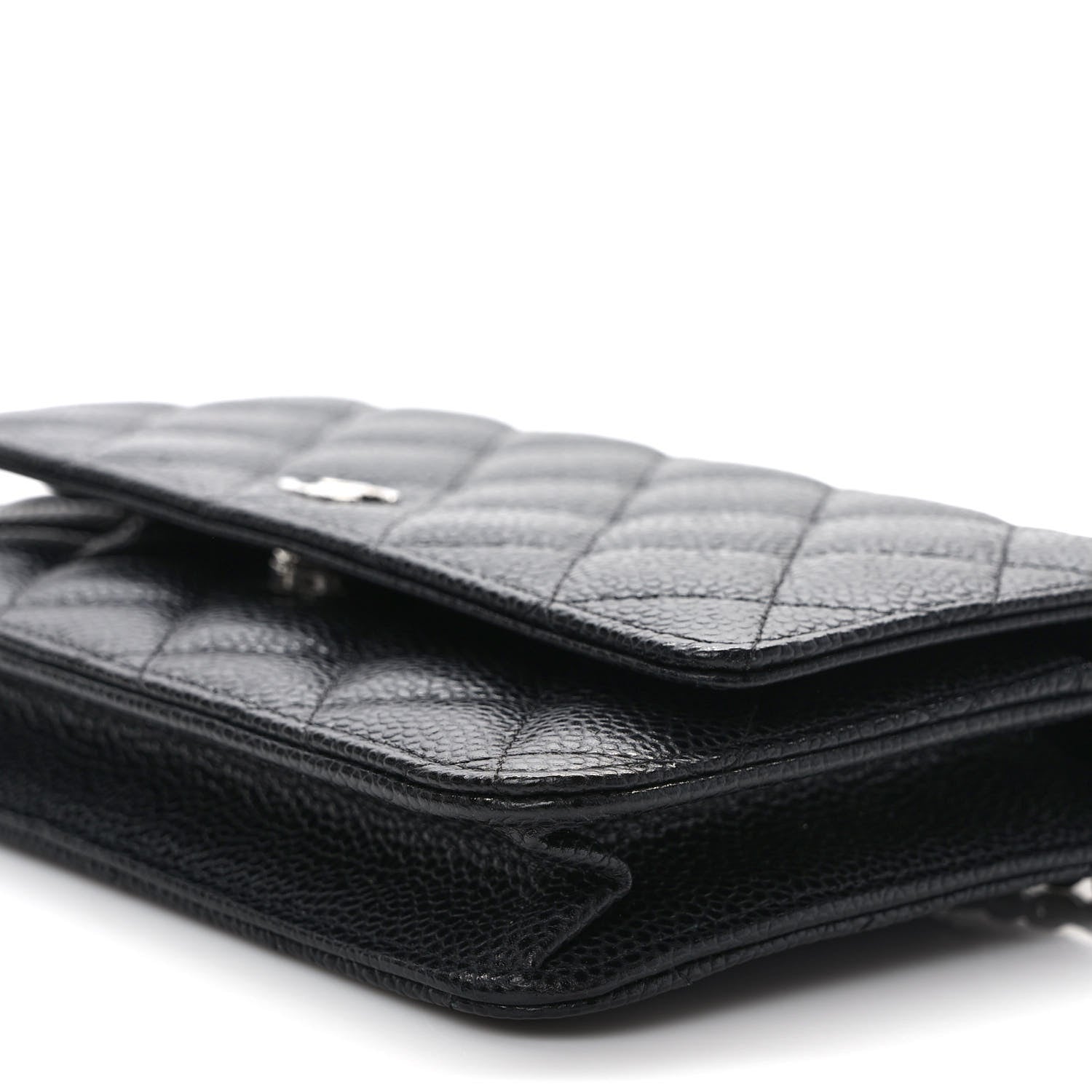 Chanel Caviar Quilted Wallet on Chain WOC Black 8 of 9