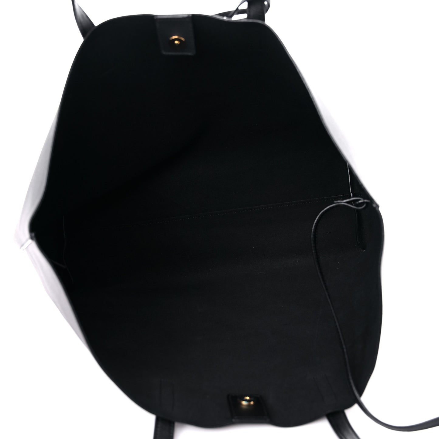 Calfskin Large Shopping Tote Black