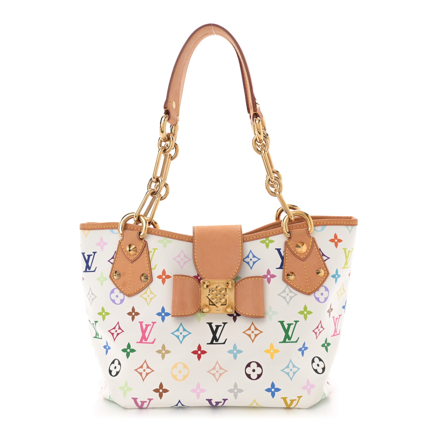 Louis Vuitton Monogram Multicolor Annie MM White 1 of 12