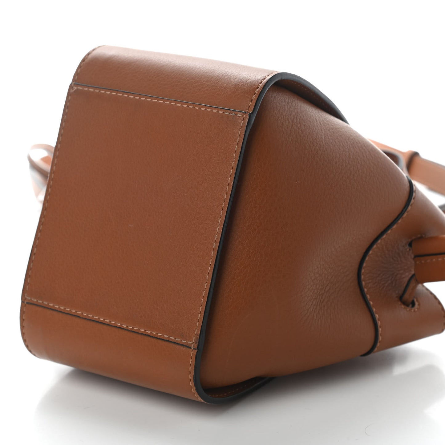 Calfskin Mini Hammock Shoulder Bag Tan