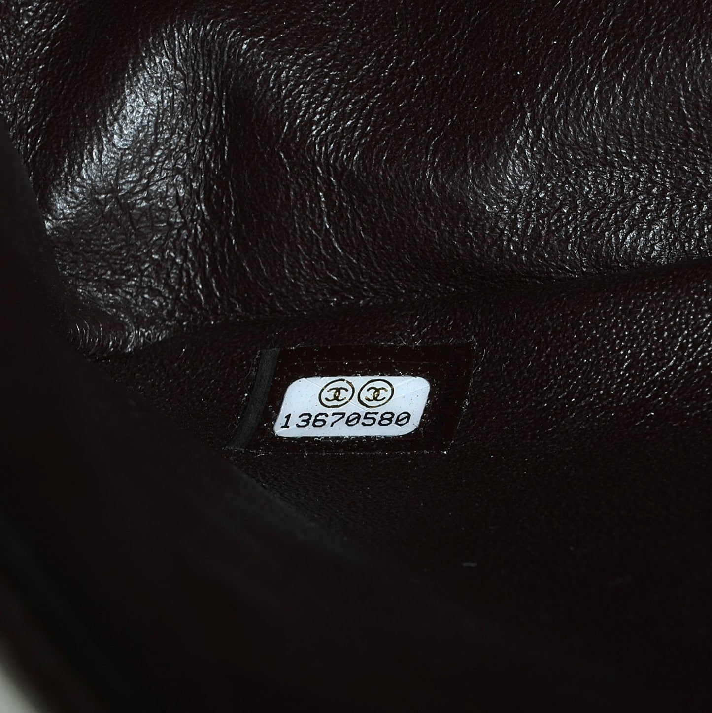 Caviar Quilted Jumbo Single Flap Dark Brown