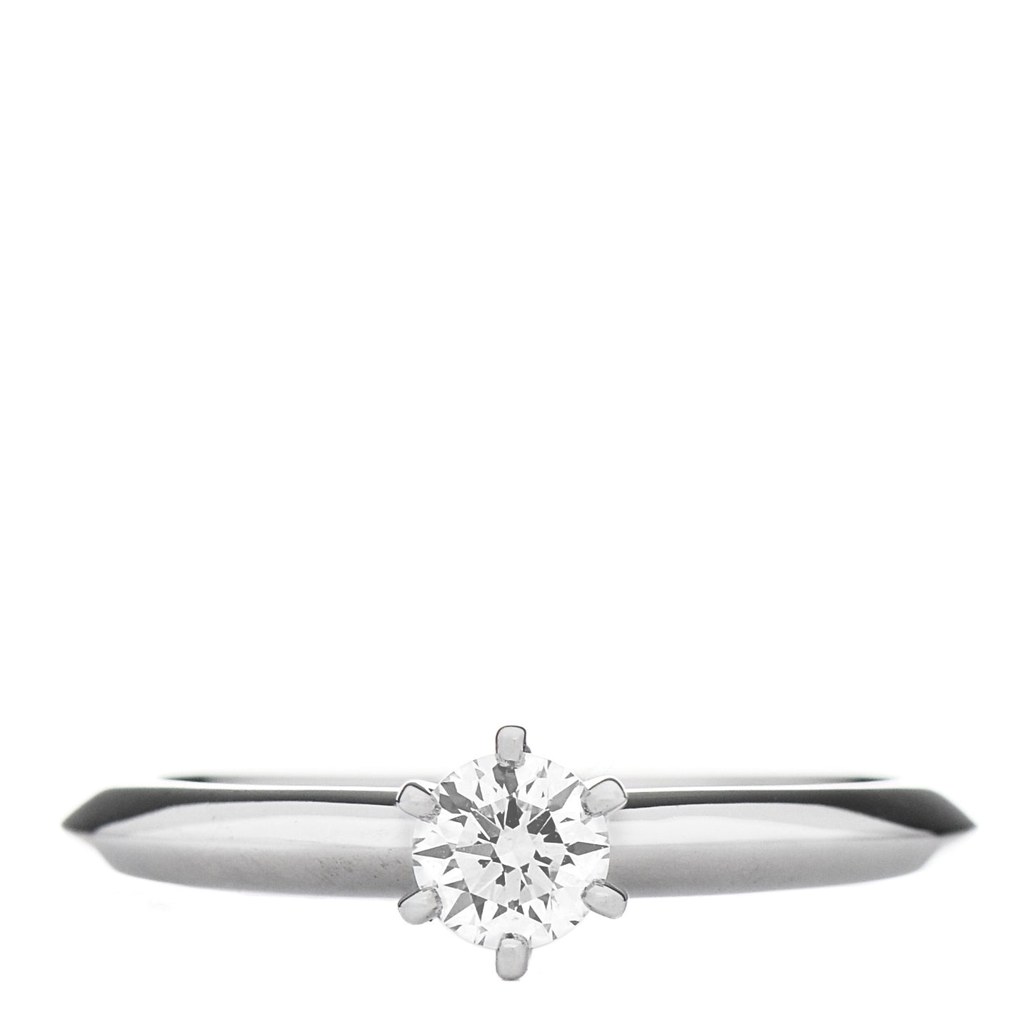 Platinum Diamond .24ct Solitaire Engagement Ring 49 5