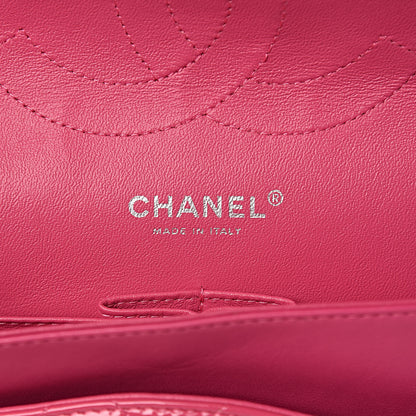 Chanel Patent Quilted Jumbo Double Flap Pink 6 of 11