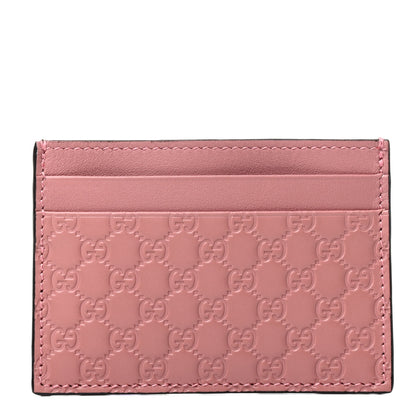 Gucci Microguccissima Card Holder Soft Pink 1 of 4
