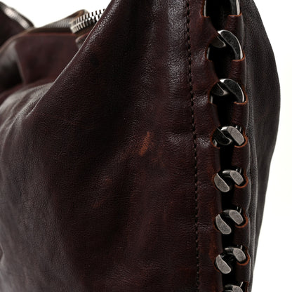 Chanel Calfskin Modern Chain Hobo Brown 8 of 9