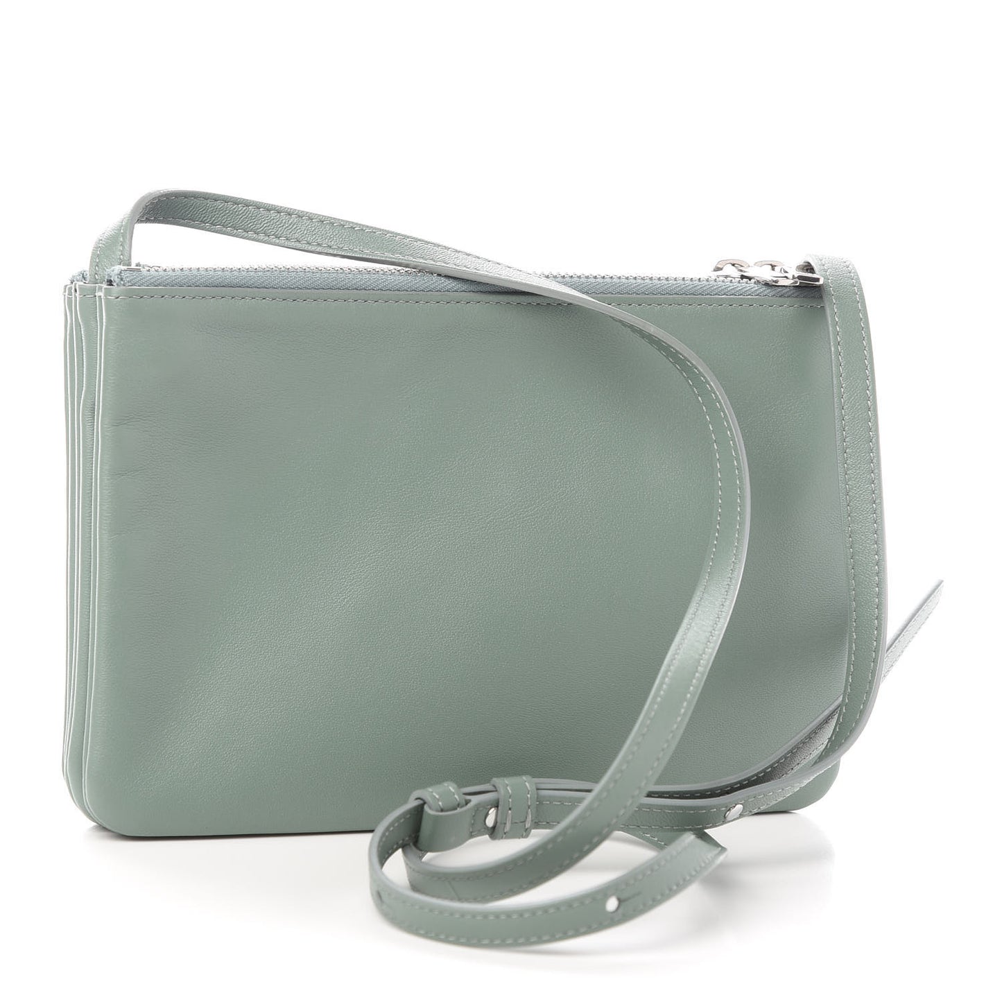 Lambskin Small Trio Crossbody Bag Jade
