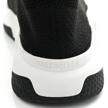 Balenciaga Knit Womens Speed Lace Up Sneakers 39 Black 9 of 12