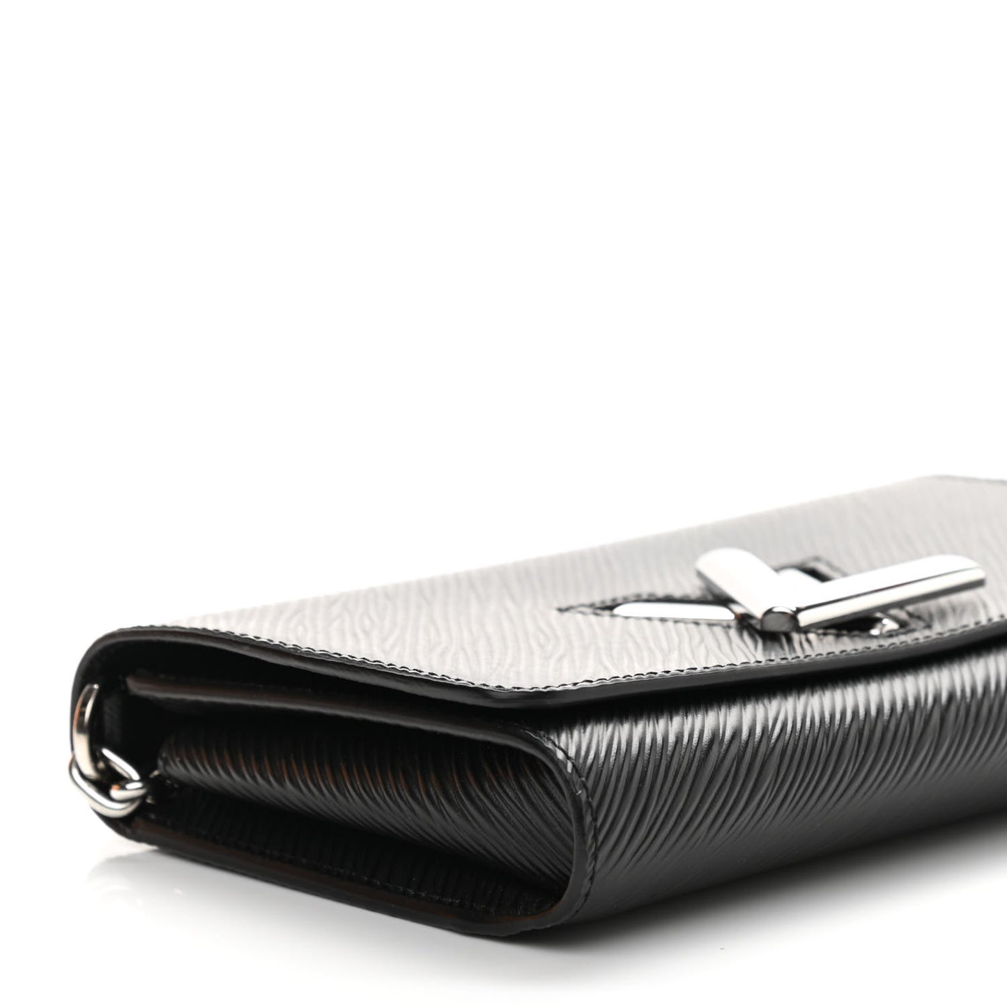 Epi Twist Chain Wallet Black