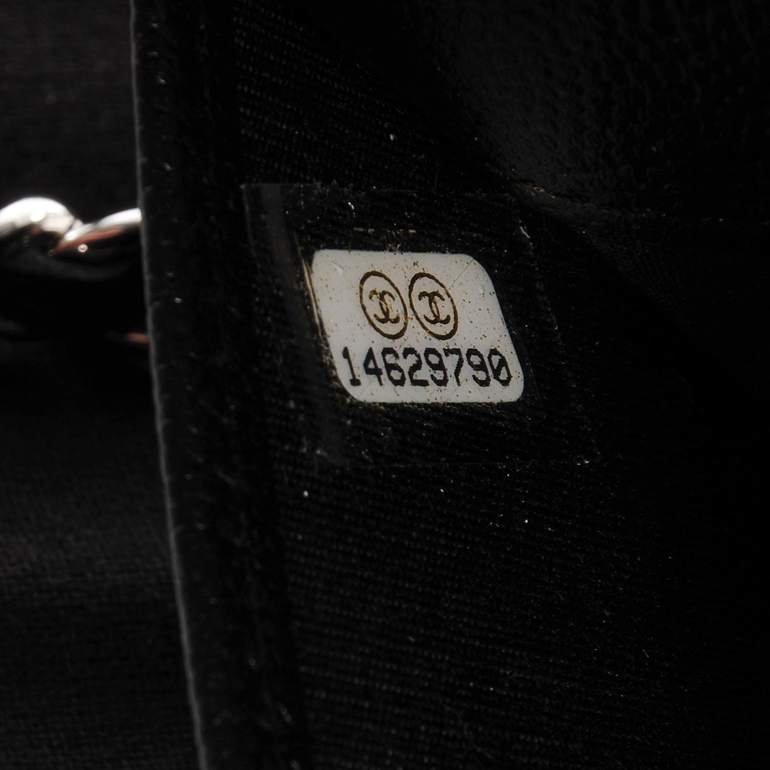 Chanel Caviar Sevruga Wallet On Chain WOC Black 9 of 9