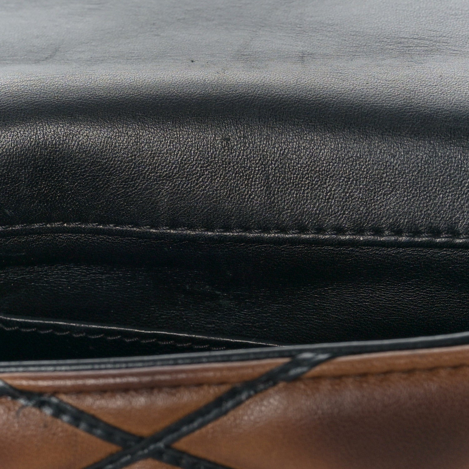 Louis Vuitton Lambskin Malletage GO-14 MM Brown 11 of 14