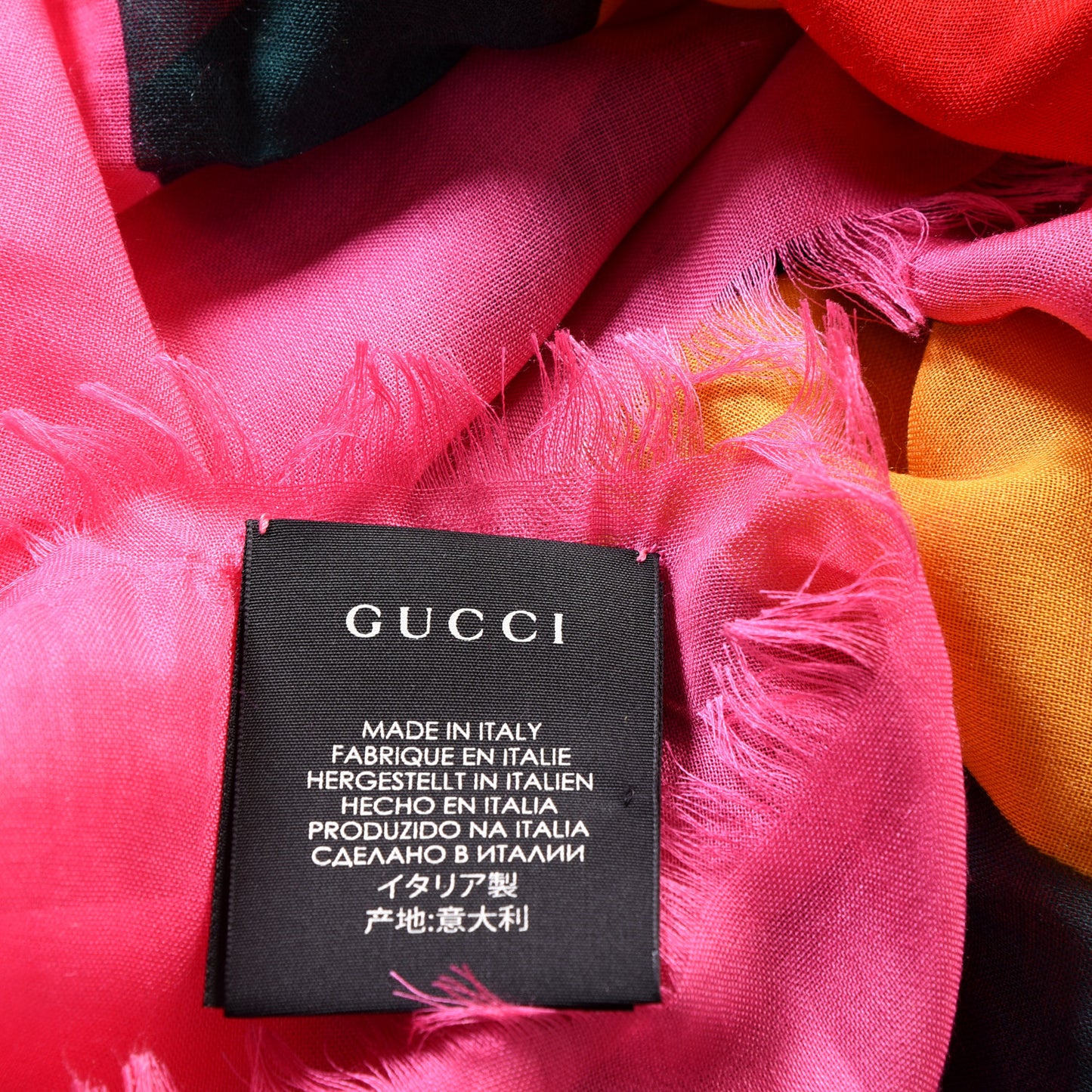 Modal Silk Gucci Two Shawl Fuxia
